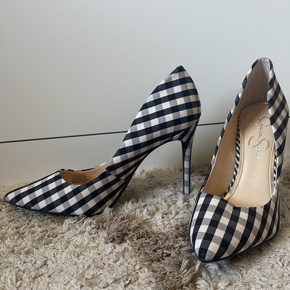 Jessica Simpson Gingham Heels - Picture 3 of 3